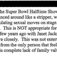 Illustration for article titled "A Women Kissing A Nerd," "Beyonce Girating Her Vagina," And Other Angry Complaints To The FCC About The Super Bowl
